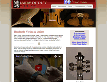 Tablet Screenshot of dudleyviolins.com